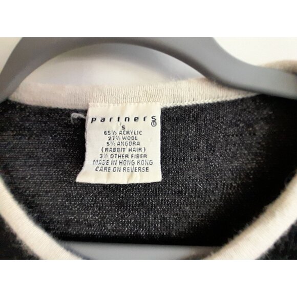 Vtg Womens Small Fair Isle Nordic Snowflake Holiday Wool Angora Soft  Sweater - Picture 7 of 7